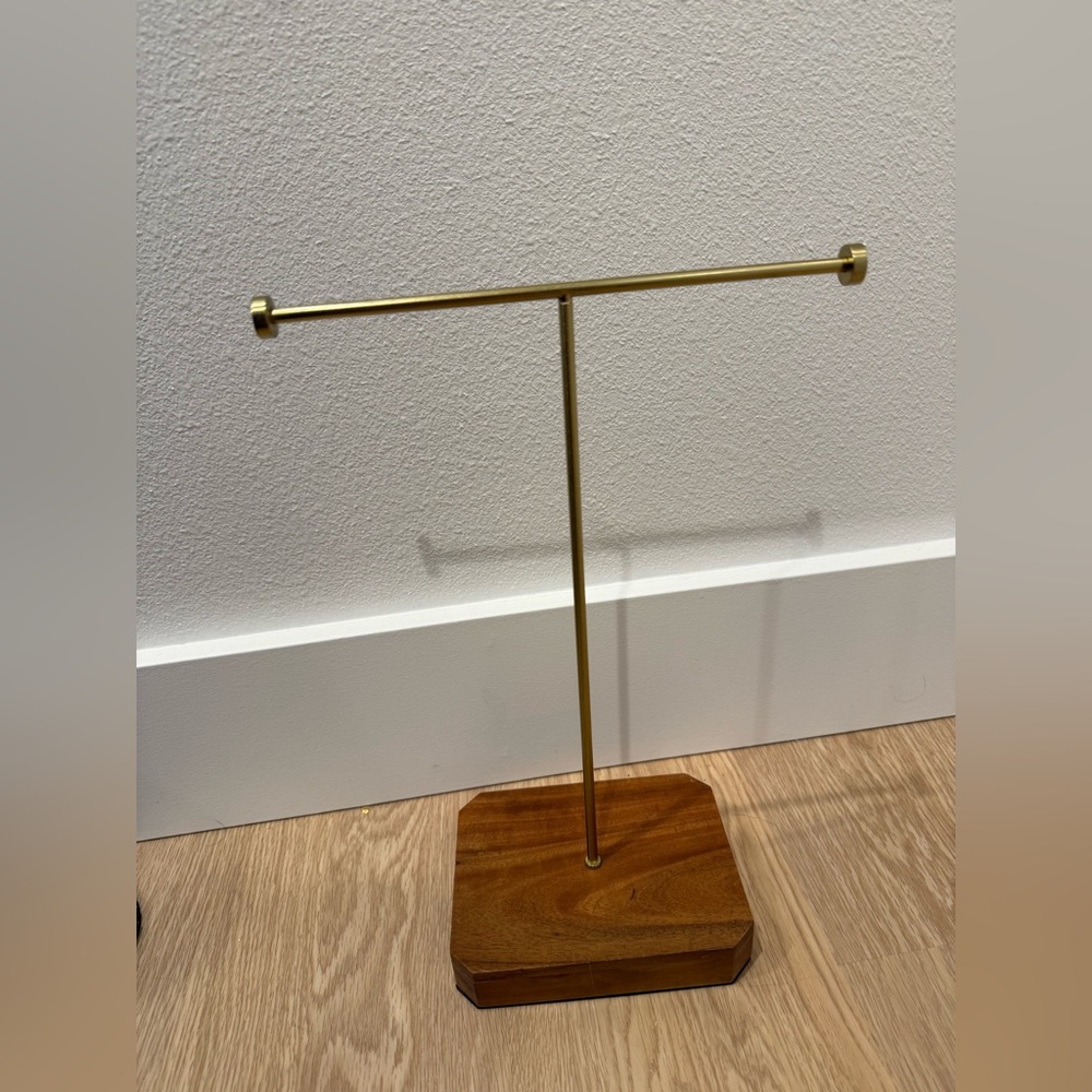 Gold Jewelry Display Stand